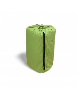 Matelas Futon de voyage couleur vert avec son sac de rangement